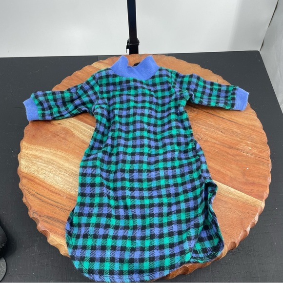 American Girl Doll 18" Pleasant Company 1996 Plaid Nightie Nightgown ONLY PC - Picture 1 of 4